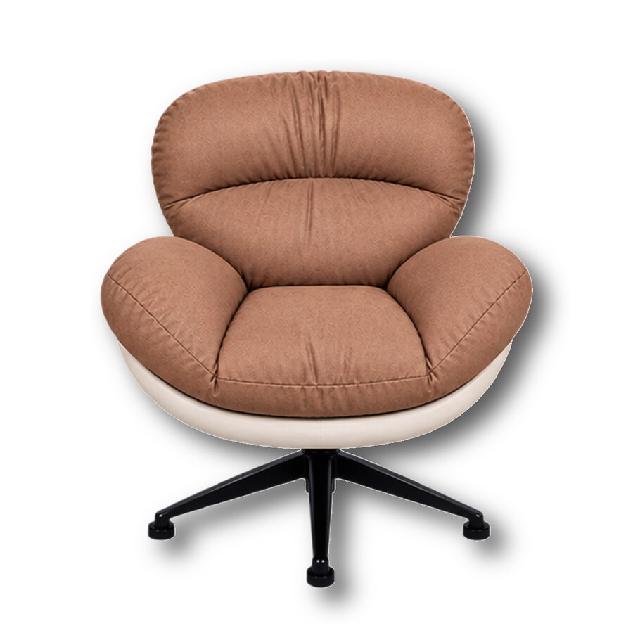 301 Swivel Chair — Tan Suede by DKS Furnitures